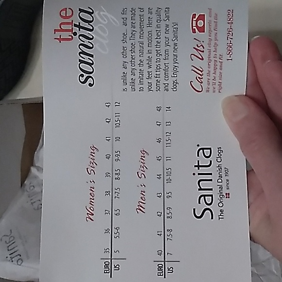 NIB Womens Sanita Signature leather metallic blue nursing shoes clogs size 38☄️ - Picture 11 of 11